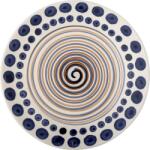 Bloomingville Farfurie pentru prânz Shama 27 cm albastru și auriu (82060436)