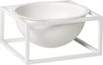 Audo Copenhagen Купичка Kubus centerpiece ниска 7 см бяла (71068-000566)