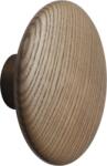 Muuto Кука за стена Dots Wood 9 см тъмнокафява (03329)