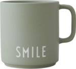 Design Letters Cană cu mâner Favourite smile (10101008GREENSMILE)