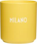 Design Letters Cană Favourite Milano galbenă (10101003YELLOMILAN)