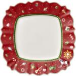 Villeroy & Boch Farfurie pentru prânz Toy's Delight pătrată 28 cm roșie (14-8585-2626)