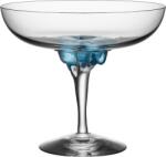 Kosta Boda Cupă pentru șampanie Sugar Dandy 320 ml albastră (7092006) Pahar