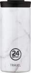 24Bottles Cană termică Travel Tumbler Grand 600 ml marmură albă (423)