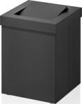 DECOR WALTHER Coș de gunoi pentru baie Contract 15 cm negru mat cu clapă (0611160) Cos de gunoi