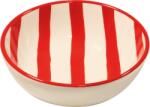 Zafferano Castronaș Lido Righe cu dungă 13 cm roșu (RIG0802) Castron