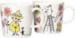 Arabia Căni Arabia Finland Moomins Moomintroll și Snufkin albe 2 buc (1064953)