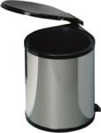 WESCO Coș pentru dulap Rondo 13 l negru-argintiu (8019005) Cos de gunoi
