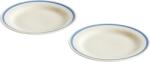 Hay Farfurii de desert Sobremesa 18, 5 cm alb-albastru 2 buc (AB612-A429-AB96)
