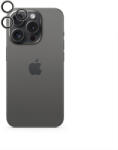 iStyle - Alumínium kamera lencsevédő iPhone 16 Pro/16 Pro Max-hoz - fekete (PL91012151300019)