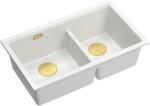 Quadron Logan chiuveta graniteq 76x45 cm alb HQL7645U1_PVDG1_U (HQL7645U1PVDG1U) Chiuveta