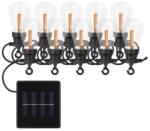 EMOS DCPV02 Karácsonyi LED Lánc - 10x Party Égő, 5 m, Napelemmel, Vintage