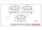Dr! ve+ set placute frana, frana disc Dr! ve+ DP1010100063 (DP1010100063)