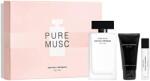 Narciso Rodriguez for her Pure Musc női parfüm szett (eau de parfum) 100ml+edp10ml+50ml testápoló