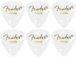 Fender 351 Shape Premium 6 White Moto Pană (<![CDATA[098-2351-105-6PACK-SET]]>)