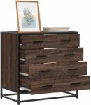 vidaXL barna tölgy szerelt fa fiókos szekrény 70x41x70 cm (849083)