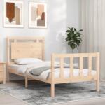 vidaXL tömör fenyőfa ágy matrac nélkül 100 x 200 cm (3192156)