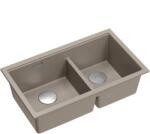 Quadron Logan gránit mosogató 76x45 cm bézs HQL7645U4BSU (HQL7645U4BSU)