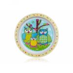 BANQUET Tányér lapos 21 cm műanyag bagoly mintával 12KMK1002OWL-A Kifutó termék! (12KMK1002OWL-A)