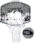 Wilson Kosárlabda palánk Wilson NBA Team San Antonio Spurs Mini Hoop szürke