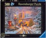 Ravensburger Puzzle luminos Ravensburger din 500 piese - Crăciun magic (12000481) Puzzle