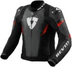 Revit Geaca de piele pentru motociclete Revit Control negru-rosu fluo (REFJL139-1270)