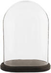 Clayre & Eef Platou decorativ lemn cupola sticla 32x21x42 cm (6GL1267) Tava