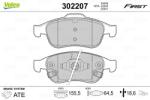 VALEO set placute frana, frana disc VALEO ESSENTIAL 302207 (302207)