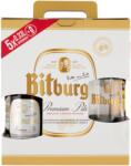 Bitburger Premium Pils Díszdoboz (5x0, 33 l üveg sör+1 pohár)