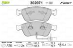 VALEO set placute frana, frana disc VALEO ESSENTIAL 302071 (302071)