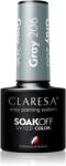 Claresa SoakOff UV/LED Color Savanna Vibes géles körömlakk árnyalat Gray 206 5 g