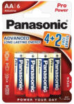 Panasonic LR6PPG/6BP 4+2F 1, 5V AA/ceruza tartós alkáli elem 6 db/csomag
