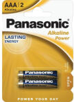 Panasonic LR03APB/2BP 1, 5V AAA/mikro tartós alkáli elem 2 db/csomag