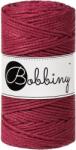 Bobbiny 3PLY Macrame Rope 3 mm 100 m Wine Red Șnur (TS-E066)