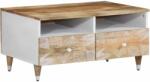 vidaXL tömör mangófa dohányzóasztal 80 x 54 x 40 cm (4018677)