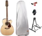Takamine GJ72CE-12NAT Premium SET Natural Chitară electro-acustică cu 12 corzi