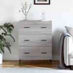 vidaXL szürke sonoma színű szerelt fa tálalószekrény 69, 5 x 34 x 90 cm (827874)