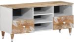 vidaXL tömör mangófa TV-szekrény100x33, 5x46 cm (4018682) - pepita