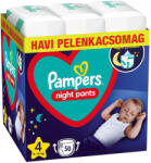 Pampers Night Pants bugyipelenka 4, 9-15 kg HAVI PELENKACSOMAG 50 db