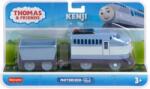 Mattel Thomas locomotiva motorizata Kenji cu vagon HHN40 Trenulet