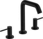 Hansgrohe Tecturis S, 3-lyukú mosdócsaptelep 150 EcoSmart+ Push-Open hulladékkészlettel, fekete matt, HAN-73330670 (HAN-73330670)