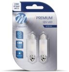 m-tech Blister 2 x becuri LED, Canbus, Alb, C5W, C10W 12V, SV8.5, 36mm (LB361W)