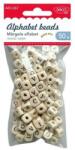 Daco Betűgyöngy, fa, fűzhető 10 mm 50 g Daco natúr (DACO00132)
