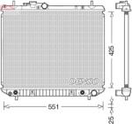 DENSO Radiator, racire motor DENSO DRM35005