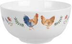Clayre & Eef Set 2 boluri ceramica Cocosi 14x7 cm, 500 ml (CARYBO) Castron