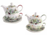 Decorer Set 2 ceainice 2 cesti portelan multicolor 400 ml, 250 ml (A71.49.59)