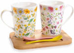 Decorer Set 2 cani portelan, lingurita, tava 9x11 cm, 400 ml (A72.10.91)