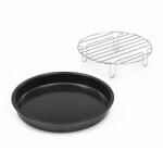 Klarstein AeroVital Cobe Chef, pizzatányér, magas feltét grillezéshez, tartozék, rozsdamentes acél (OV12-AV Fry Set) (OV12-AV Fry Set)