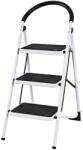 4home összecsukható acél lépcsőfokok, 3 fokozat, 3 lépcsőfok