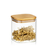 4Home Bamboo üveg élelmiszer tároló bambusz fedéllel, 550 ml, 550 ml